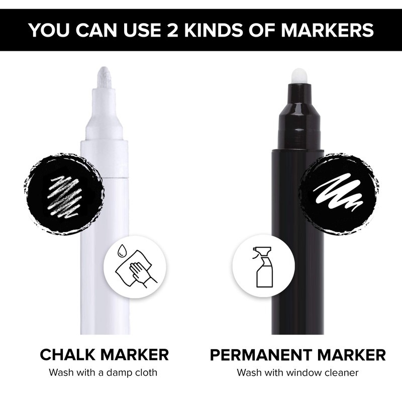 A5 Mini Blackboard with Stand for Table - Mini Chalkboard