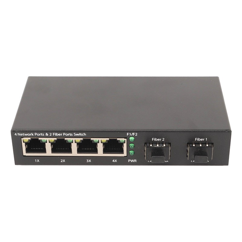 SFP Fiber Switch 6 Ports 10 100 1000M Self Adaptive