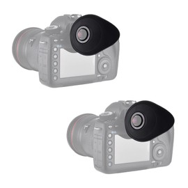 PROfezzion Soft Large Eyepiece Viewfinder for Canon EOS 1DX, 1DX II, 1Ds III, 5Ds, 5Ds R, 5D III, 5D IV, 7D II etc. Camera Replaces Canon Eg. Eyecup (Twin Pack)