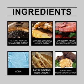 Dyceittdia Hair Dye Shampoo, 100 ml Shampoo for Coloured Hair, Smoothing Shampoo, Hair Dye Shampoo 3-in-1, Cleansing & Repairing Shampoo, Black, hair3