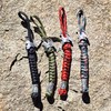 Generic Handmade Viking Rune Spartan Paracord Keychain Lanyard (OD Green