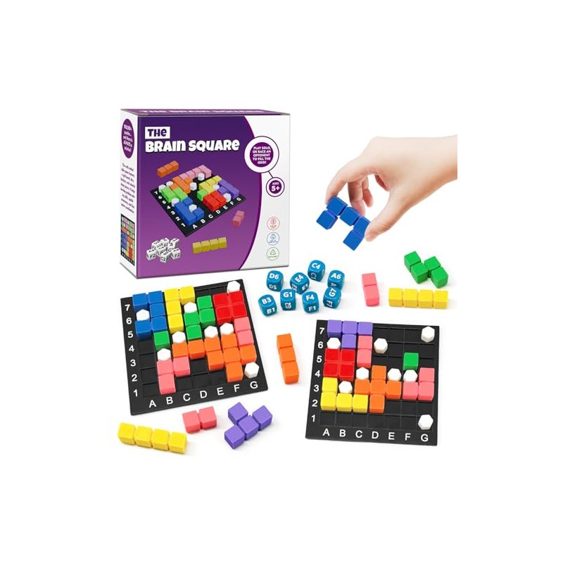 STEM Puzzle Game The Brain Square 2.0 with 10,000,000+ Solutions