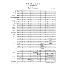 Requiem (1874) (Full Score): Conductor Score (Edition Peters)