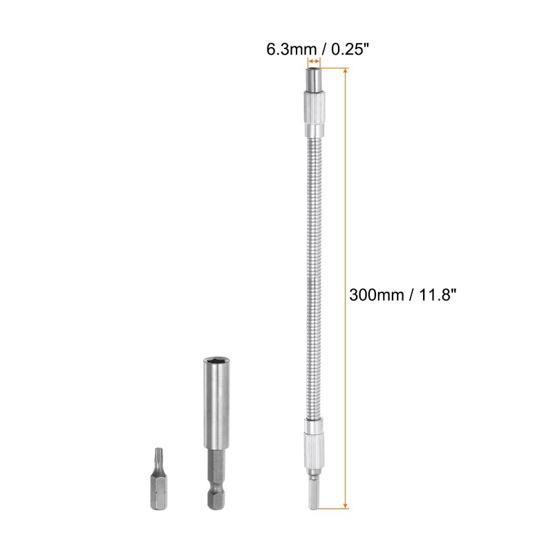 sourcing map Flexible Drill Bit Extension Kits, 2 Set(26pcs) Screwdriver