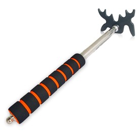 Retractable Billiards Pool Cue Stick Bridge with Head, Stainless Steel Metal Telescopic Pool Cue Bridge, Black