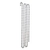 Kurt S. Adler 15-Foot Clear Iridescent Bead Garland