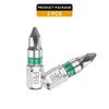 sourcing map 2pcs Phillips Screwdriver Bit PH1 1/4" Hex Shank