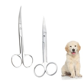 Ipetboom 2sets Dog Hair Clippers Pet Hairdressing Scissors Pet Grooming Tools 2pcs*2