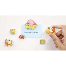 Tees Factory Kirby Acrylic Magnet Set, HK-5546194KB H1.5 x W1.8 x Depth 0.1 inches (39 x 46 x 3 mm)