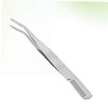 TOVINANNA Portable Eyebrow Tweezer with Comb Stainless Steel Eyelash Extension