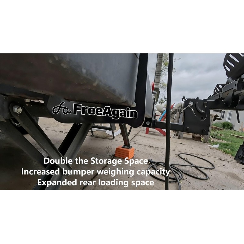 FreeAgain Heavy-Duty RV Bumper Support Brackets – Universal Fit Reinforcement