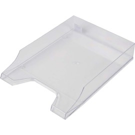 TRUSCO LTA4-TM A4 Letter Tray W257XD350XH65 Transparent
