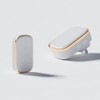 Wireless Home Doorbell 1to2 White Gold