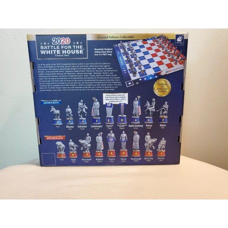 Bulbhead New Sealed 2020 Battle For The White House Chess