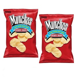 EDYOS Regular Potato Crisps, 4.25 Oz. Bags (Pack of 2)