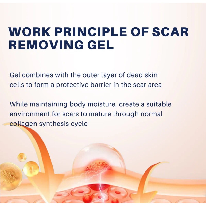 Crema De Silicona En Gel Para Cicatrices, Gel De Eliminación