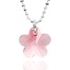 butterfly Children's Necklace Girls Necklace Real Silver 925 Flower Pendant