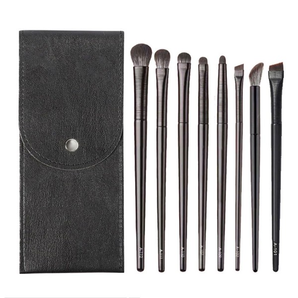 8 Stück Lidschatten Make-Up Pinsel Set, Augen Make-up Pinsel Set,