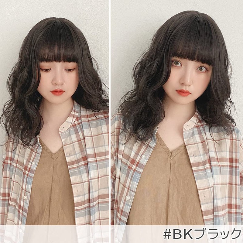 Bright Lara Wig, Medium, Bob, Full Wig, Natural Wig, Wave,