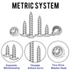 560 Pcs Torx Self Tapping Screws, Tiny M2 M2.5 M3