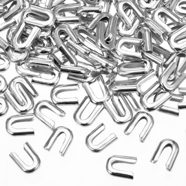 200pcs 1/4inch Stainless Steel Spiral Boning Sewing Tips - Perfect Corset Dress Caps for Bridal Gowns, DIY Costume Crafts, and Undergarment Decoration