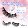 Fake Eyelashes Fluffy Strip Lashes Mink False Lashes Comfortable False