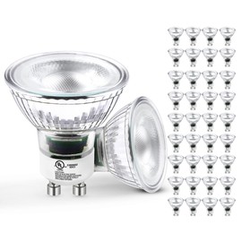 MASTERY MART GU10 LED Bulb Dimmable Light Bulbs, Mr16 Led Bulb, 50 Watt Halogen Light Bulbs Equivalent 2700K Soft White 5.5W Flood Light Bulbs Replacement for Recessed Track Lighting 36 Pack