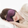 Red Purple Sleep Eye Mask Soft 3D Memory Foam Padded