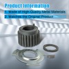 FANHAY Timing Belt Crankshaft Sprocket Gear Pulley Sensor Blade Plate