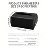 Taoluwin Premium PU Leather Car Tissue Holder - Hanging Tissue