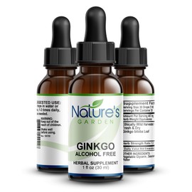 Nature's Garden - Ginkgo (Alcohol Free) - 1 oz Liquid Single Herb