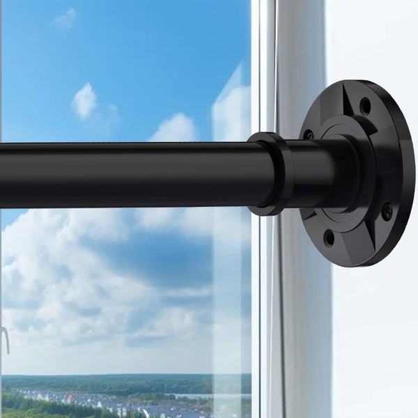 VIOREMOS Tension Curtain Rod 31 to112 In Extra Long Curtain
