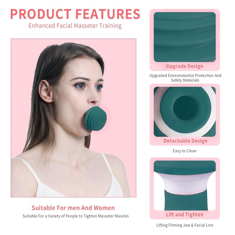 Face Lifting Device Facial Toning Exercise for Double Chin and