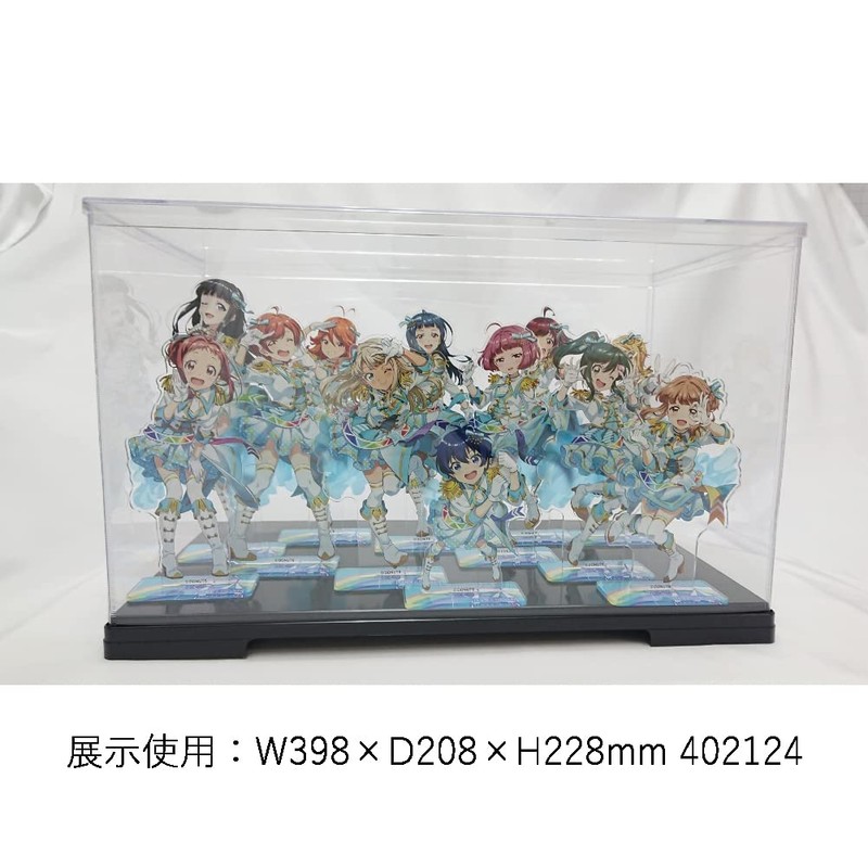 かしばこ商店 透明フィギュアケース 内寸 横幅26.8×奥行26.8×高さ25.8cm 272727