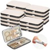 12Pack Stainless Steel Manicure Sets, 7pc Mini Travel Nail Grooming