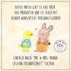 Mr. & Mrs. Panda DIN A5 Baumwoll Notizbuch Ostern Freundschaft