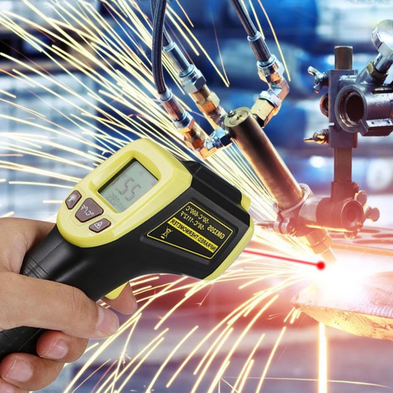 Non Infrared Digital Thermometer -50‑600℃ Temp, Target Designator with Data