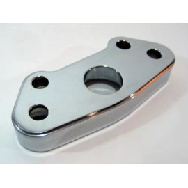 JH Choppers and Machine LLC 1.0in Springer Handlebar Riser Adapter Kit for Paughco DNA midUSA HARLEY Chrome