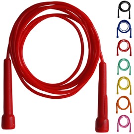 Farabi Sports Skipping Rope Jump Rope Fitness Gym Boxing Training Jumping Rope (Red)