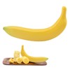 EKDJKK Artificial Fake Fruit, Realistic Artificial Banana, Lifelike Plastic Simulation