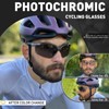 KAPVOE Photochromatic Self-Tone Cycling Glasses Men Women Sports Sunglasses Clear