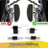 SI 1-1/4'' Driver Floorboard Spacer Extensions For Harley 09-24 Touring