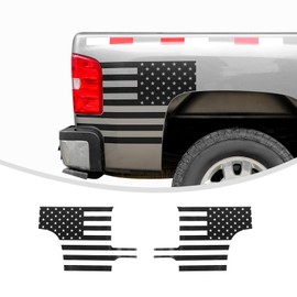 Linskip Pair Side Bed Panel Vinyl Decal Sticker Compatible with 2007-2013 Chevy Silverado 1500, Precut Sticker for Silverado 1500 Accessories