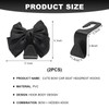 NYTKL 2 PCS Car Back Seat Headrest Hooks, Cute Bow