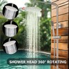Outdoor Shower Kit,Outdoor Shower Fixtures Faucet System Single Handle Brass