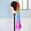 1pcs Synthetic Colored Box Braided Ponytail Hair Extensions Overhead Tail