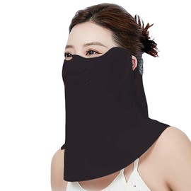 [VEVE & MIKI] UV Protection Face Cover, Yakenu Refreshing Cool, Washable, Sun Protection, UV Protection, Sun Protection, Prevention, Cool Contact Feeling to -5°C, UPF50+, 360° Face + Neck Sun