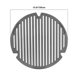 onlyfire Cast Iron Cooking Grate Barbecue Grilling Grate for Kamado Joe Classic I, Classic II, Classic III and Joe Jr Ceramic Grills