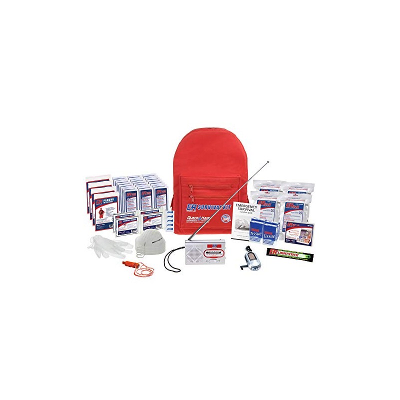ER Emergency Ready SKBP4SS 4 Person Deluxe Backpack Survival Kit
