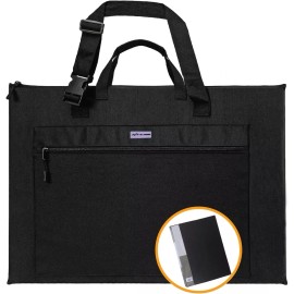 Does Not Apply Portfolio Folder for Artwork , 18x24 portfolio Waterproof Polyester ,